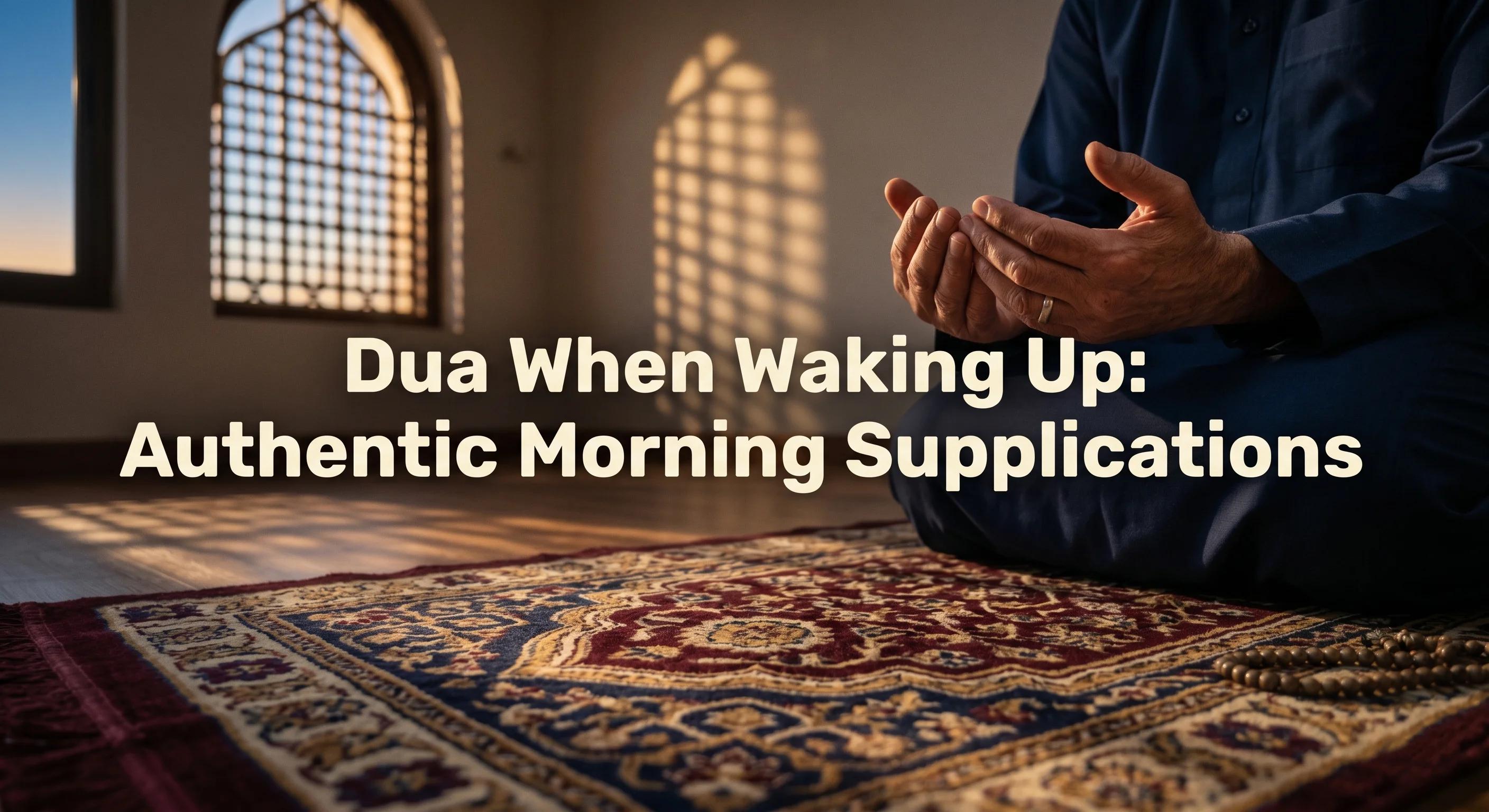 Dua When Waking Up: Authentic Morning Supplications
