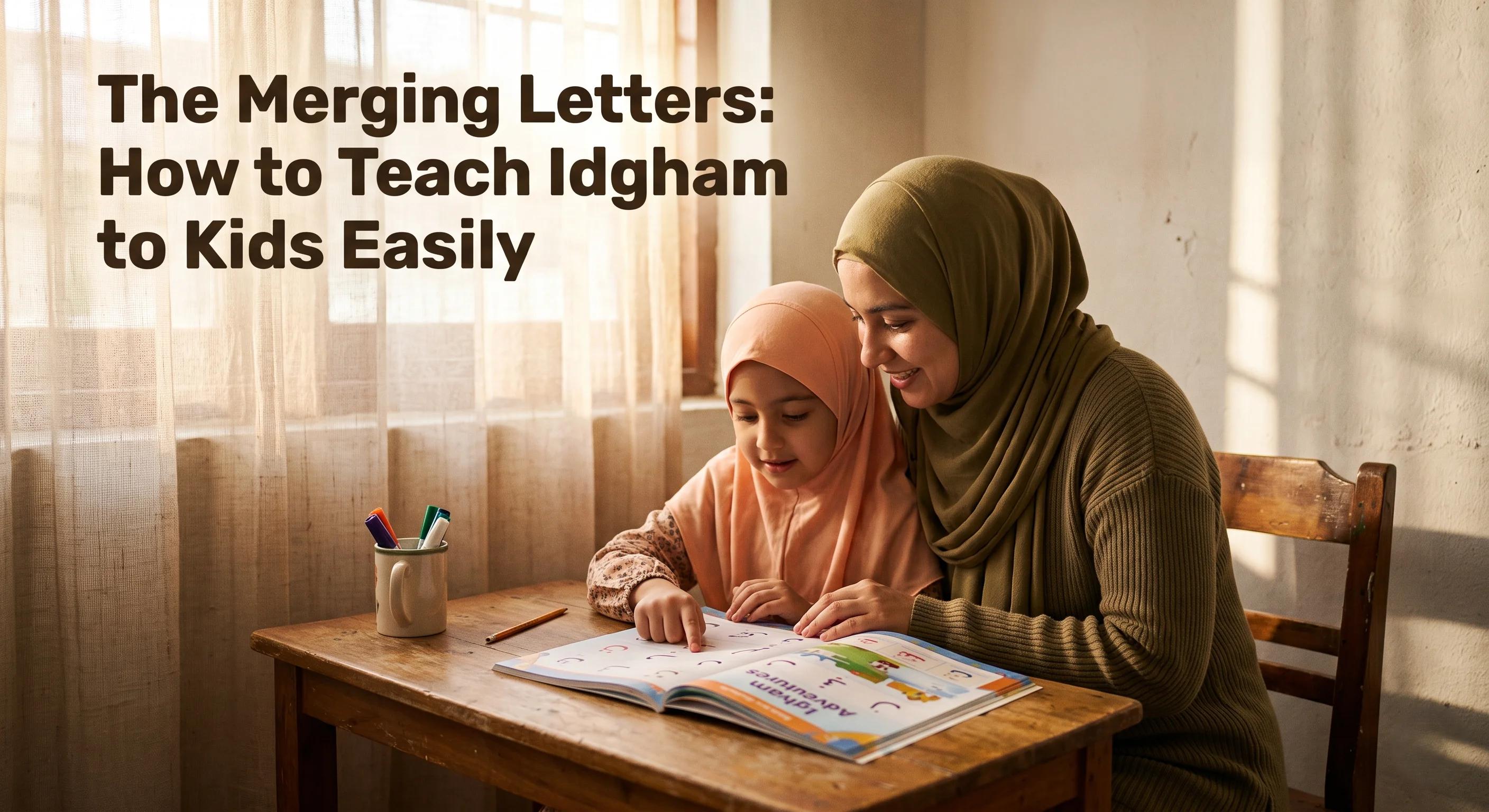 The Merging Letters: How to Teach Idgham to Kids Easily
