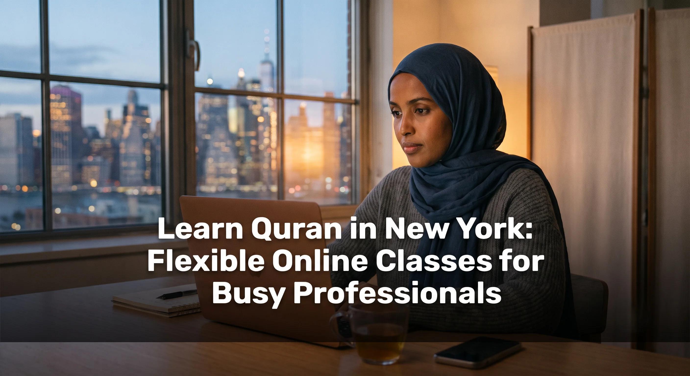 Quran Classes in NYC: Flexible Online Learning for Busy Professionals
