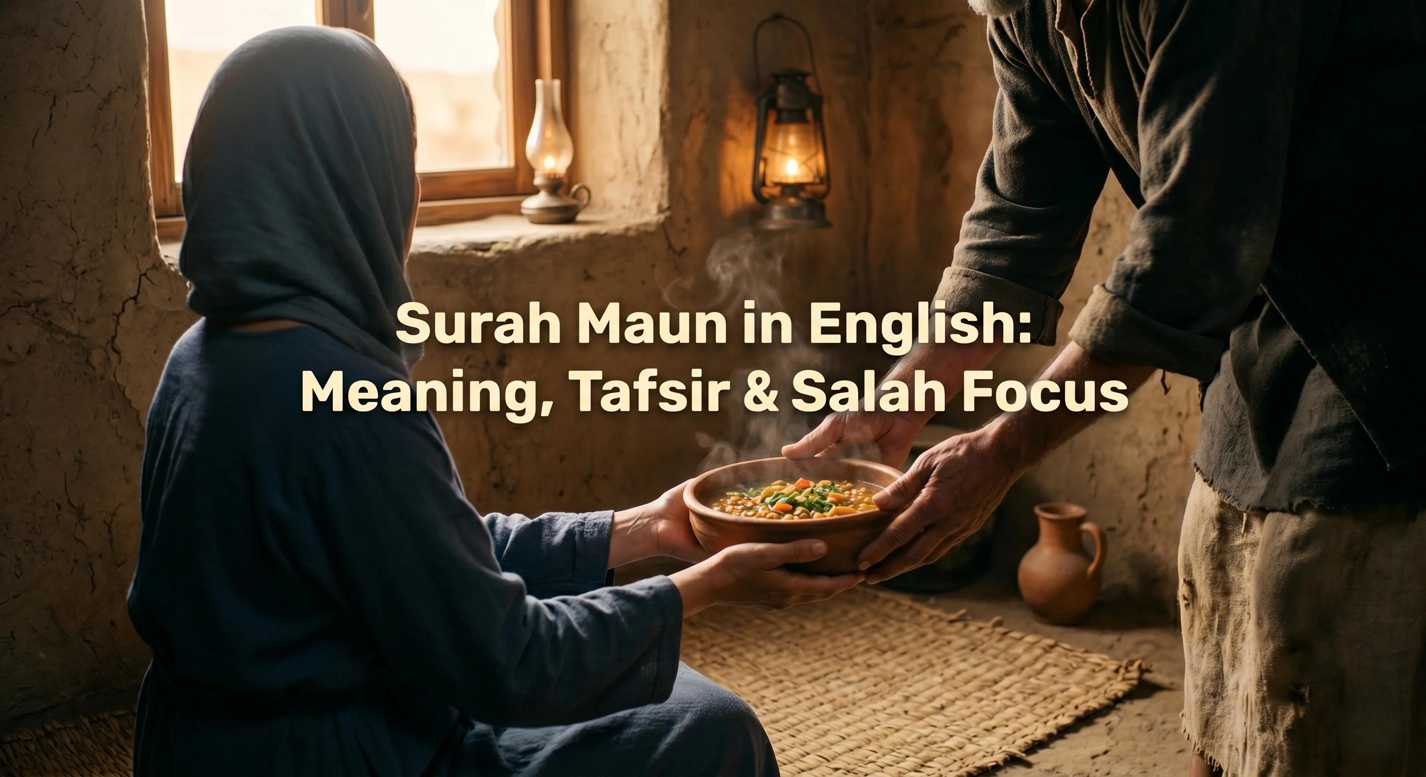 Surah Maun in English: Meaning, Tafsir & Salah Focus