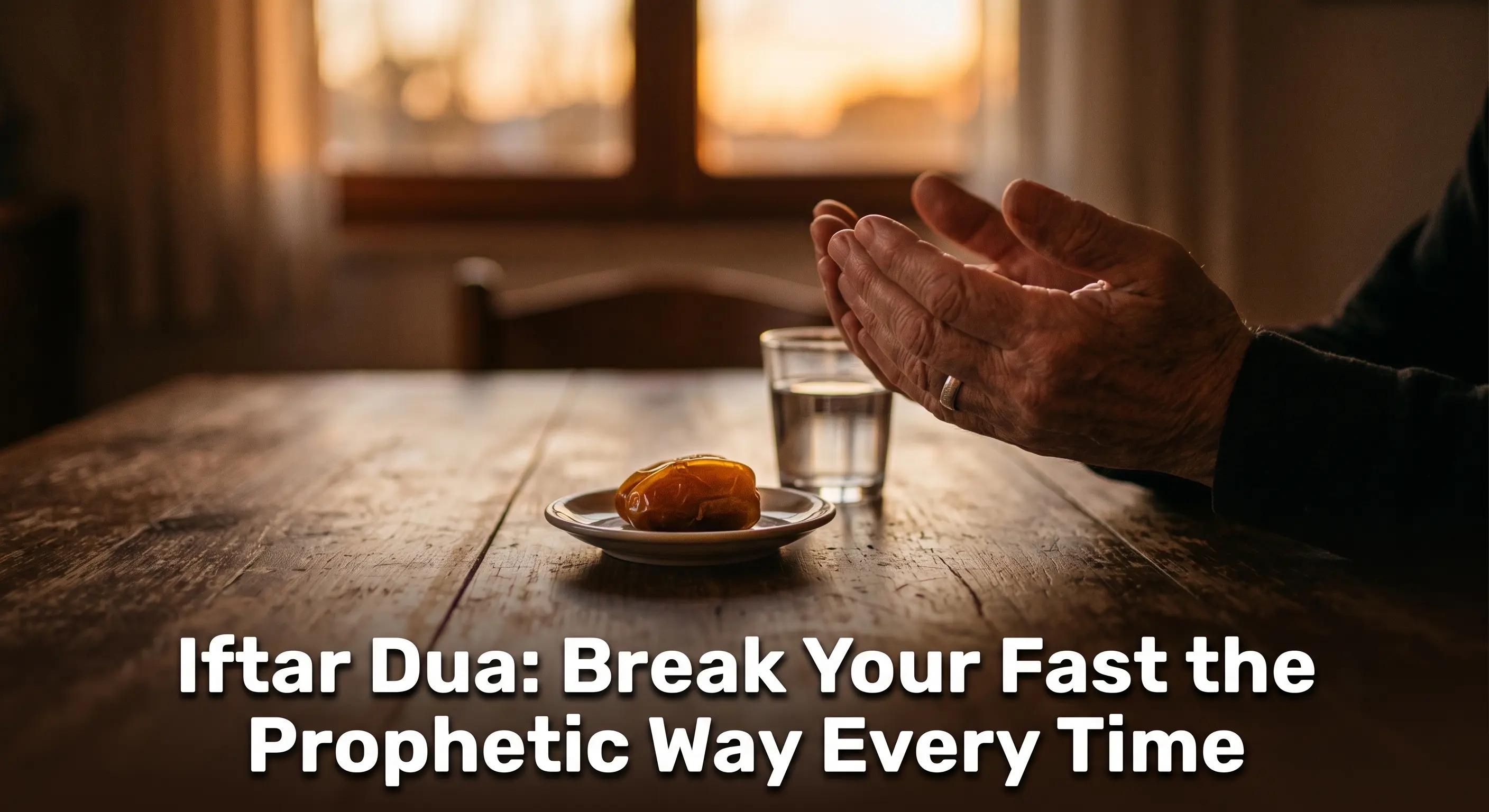 Iftar Dua: Break Your Fast the Prophetic Way Every Time