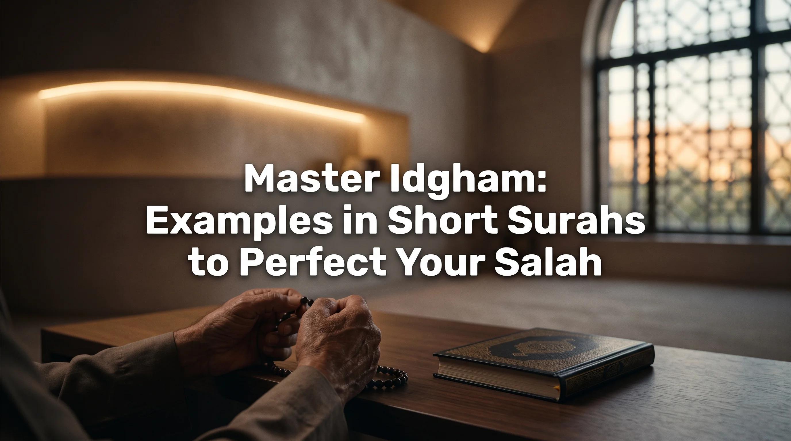 Examples of Idgham in Quran: Perfect Your Salah Today