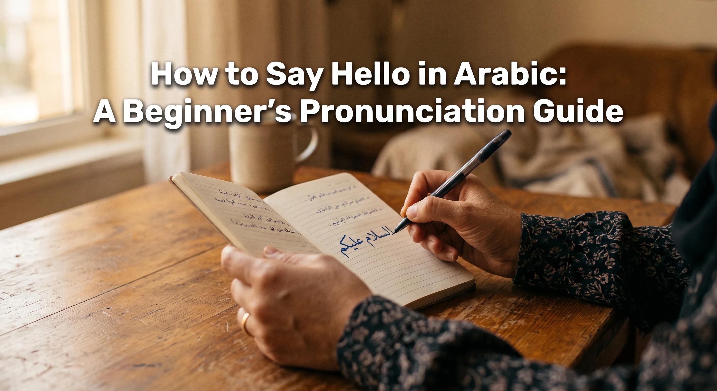 How to Say Hello in Arabic: A Beginner's Pronunciation Guide