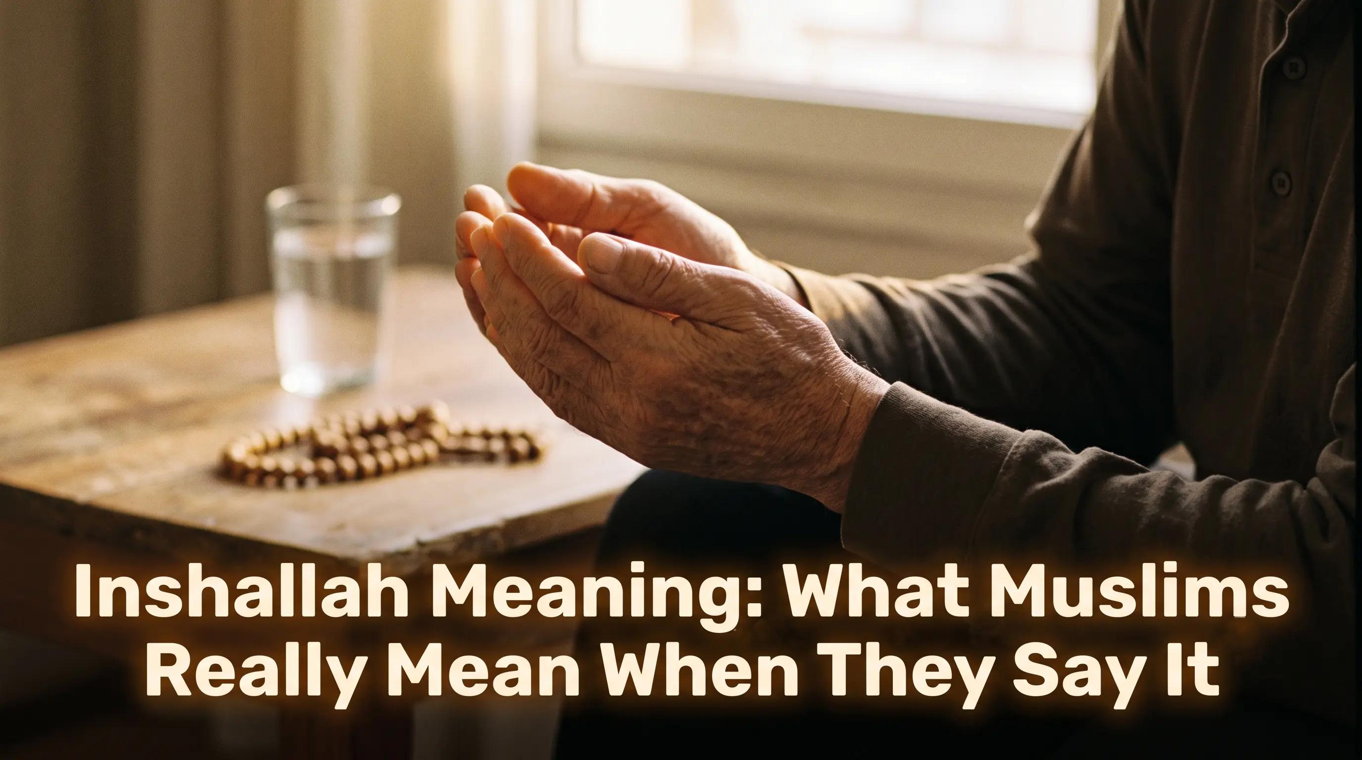 Inshallah Meaning: What Muslims Really Mean When They Say It