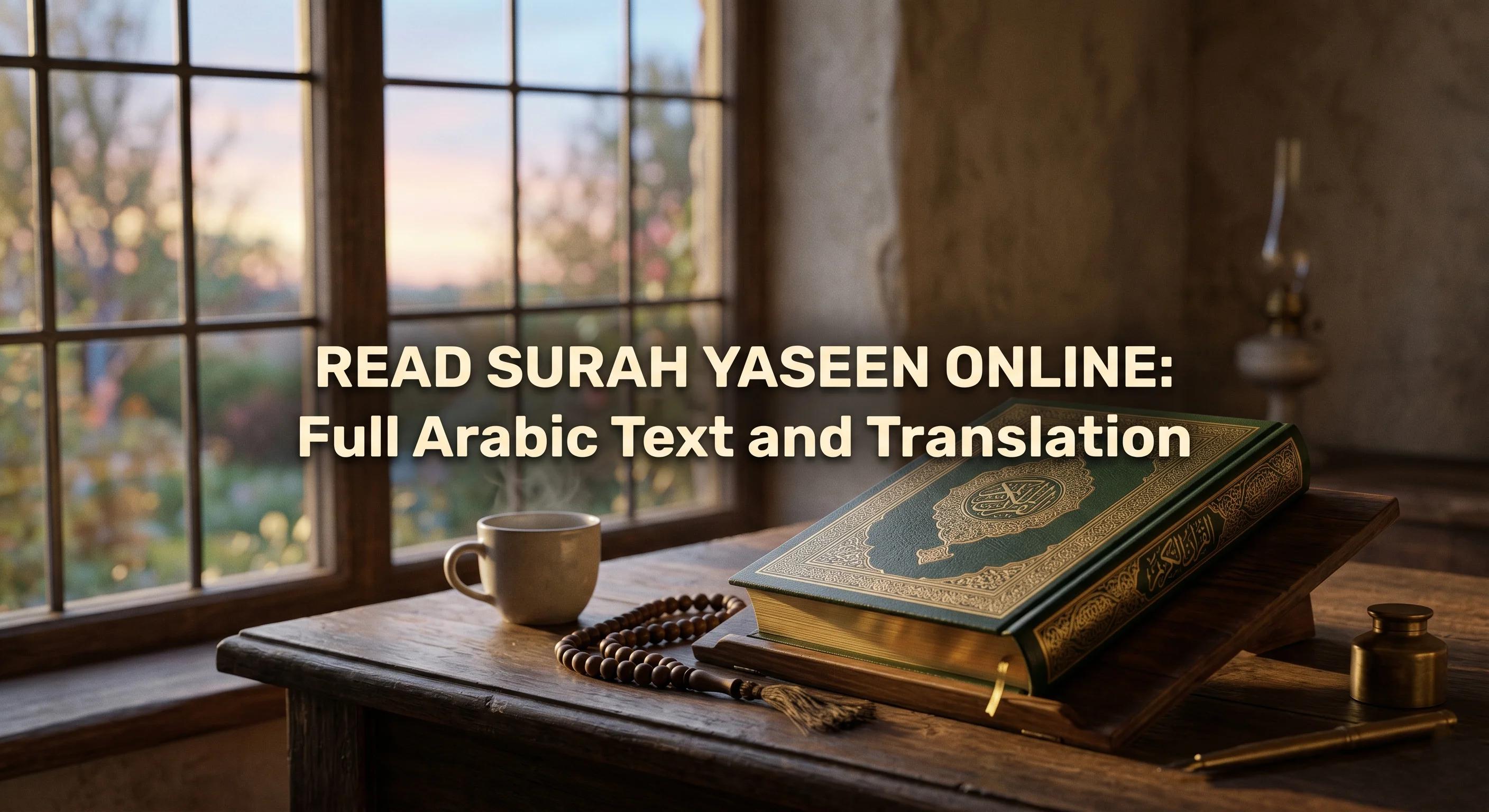 Read Surah Yaseen Online: Full Arabic Text and Translation