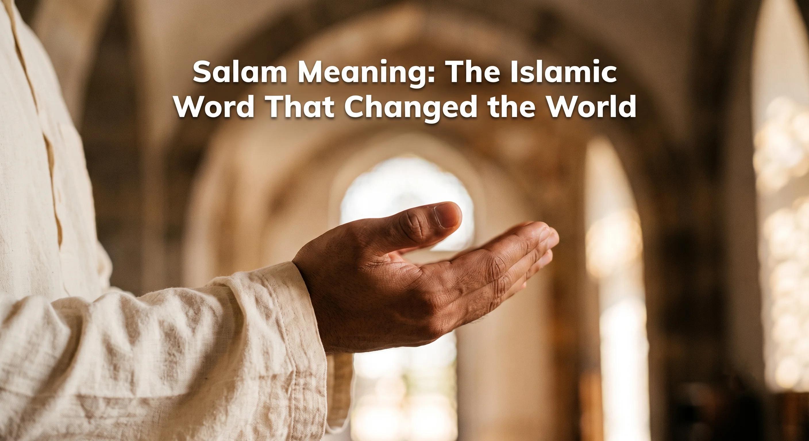 Salam Meaning: The Islamic Word That Changed the World