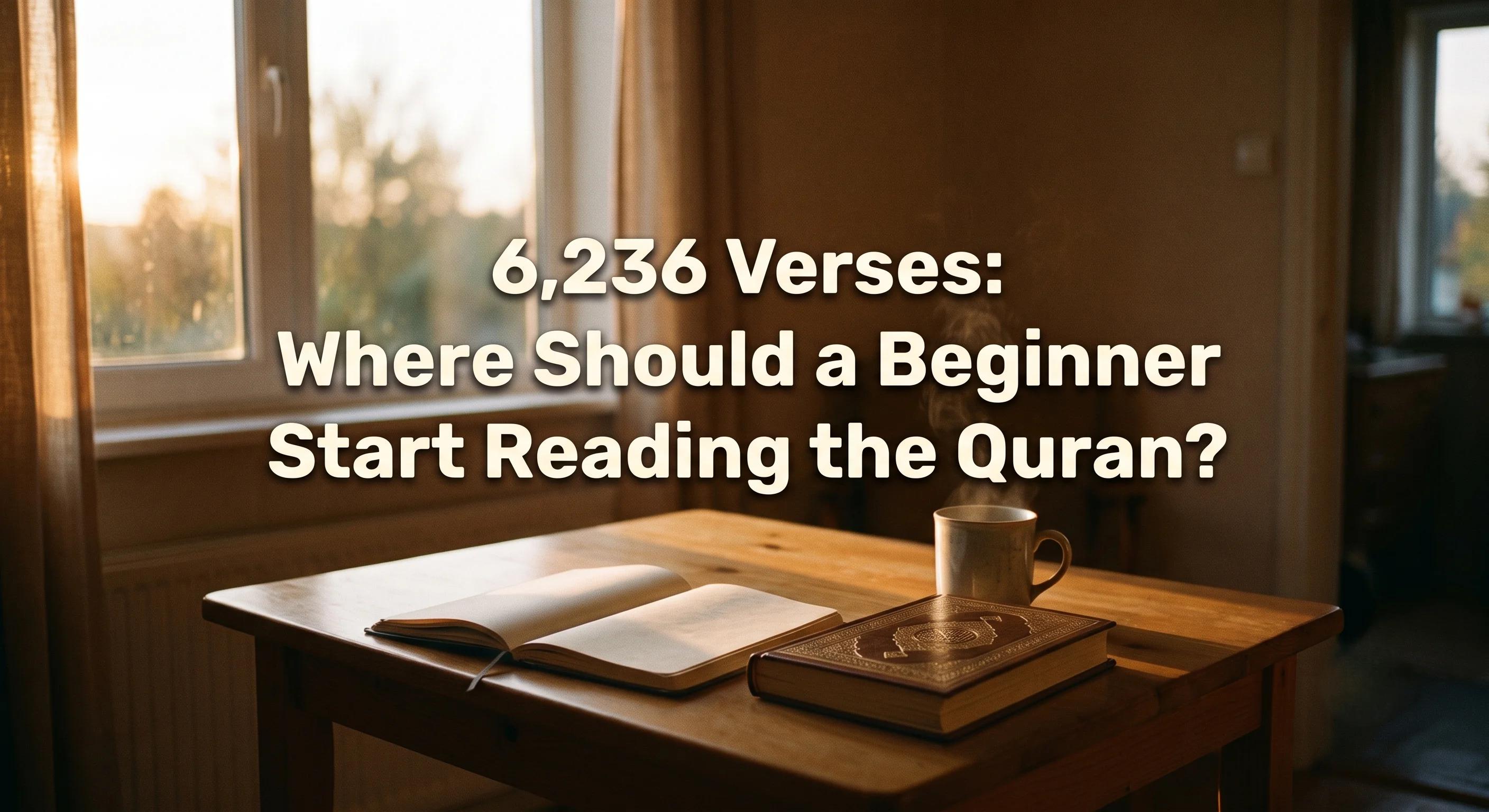 6,236 Ayahs in the Quran: Where a Beginner Should Start