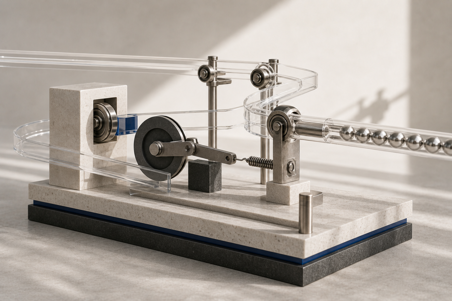 Precision rollers and transparent channels strained by one subtle misalignment