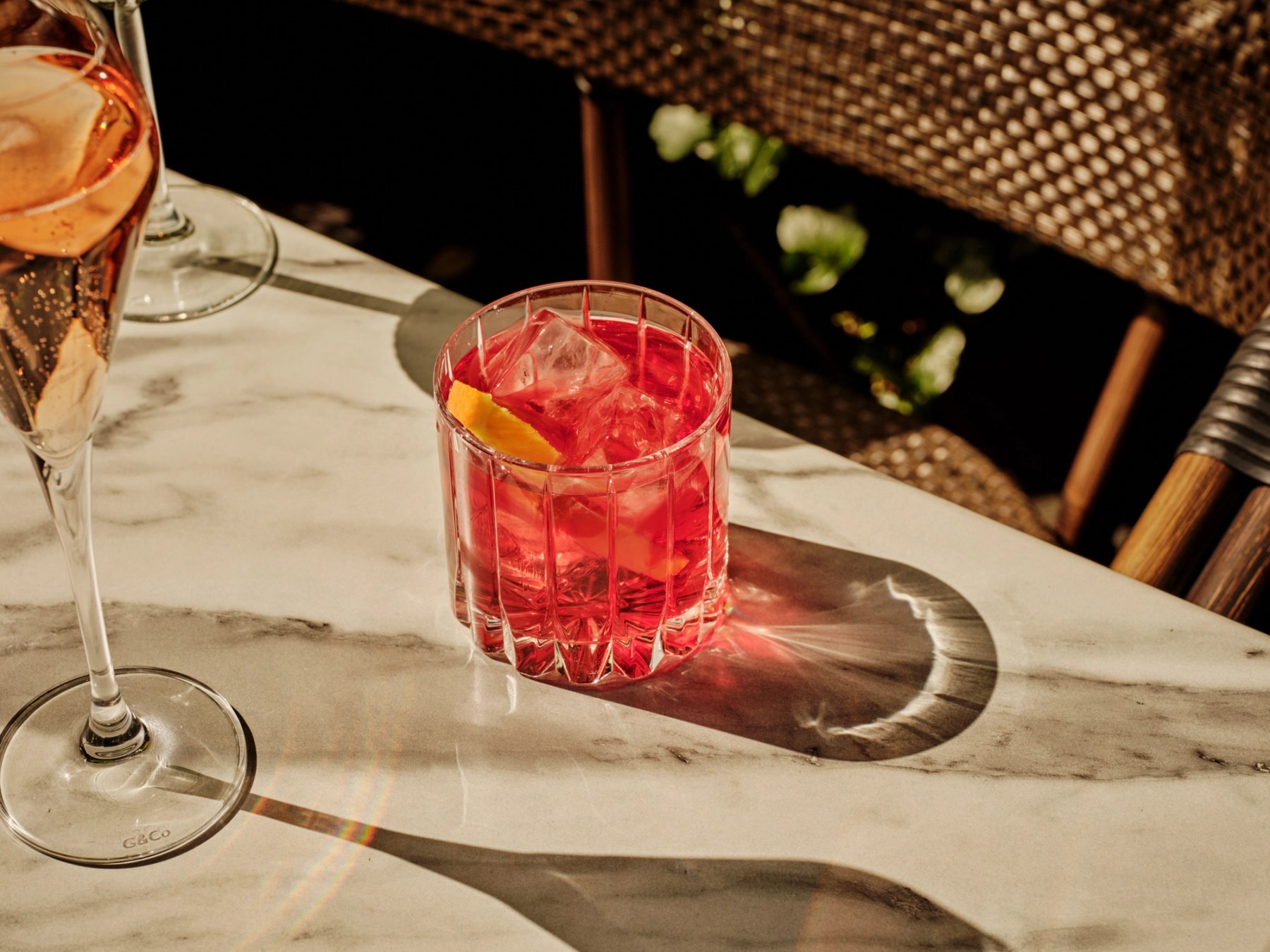 Gaucho Negroni cocktail