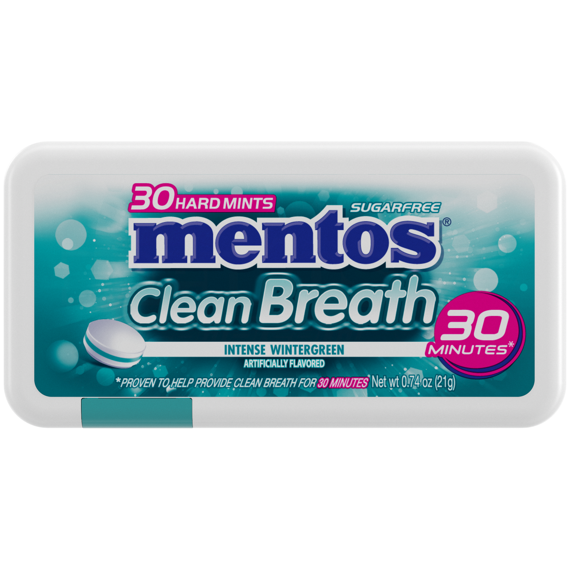 Mentos CleanBreath Mints Intense Wintergreen - 30PC Pack