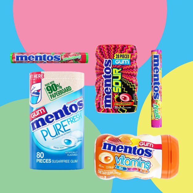 Mentos - Lime Mint Chewing Gum 60g – American Cash and Carry
