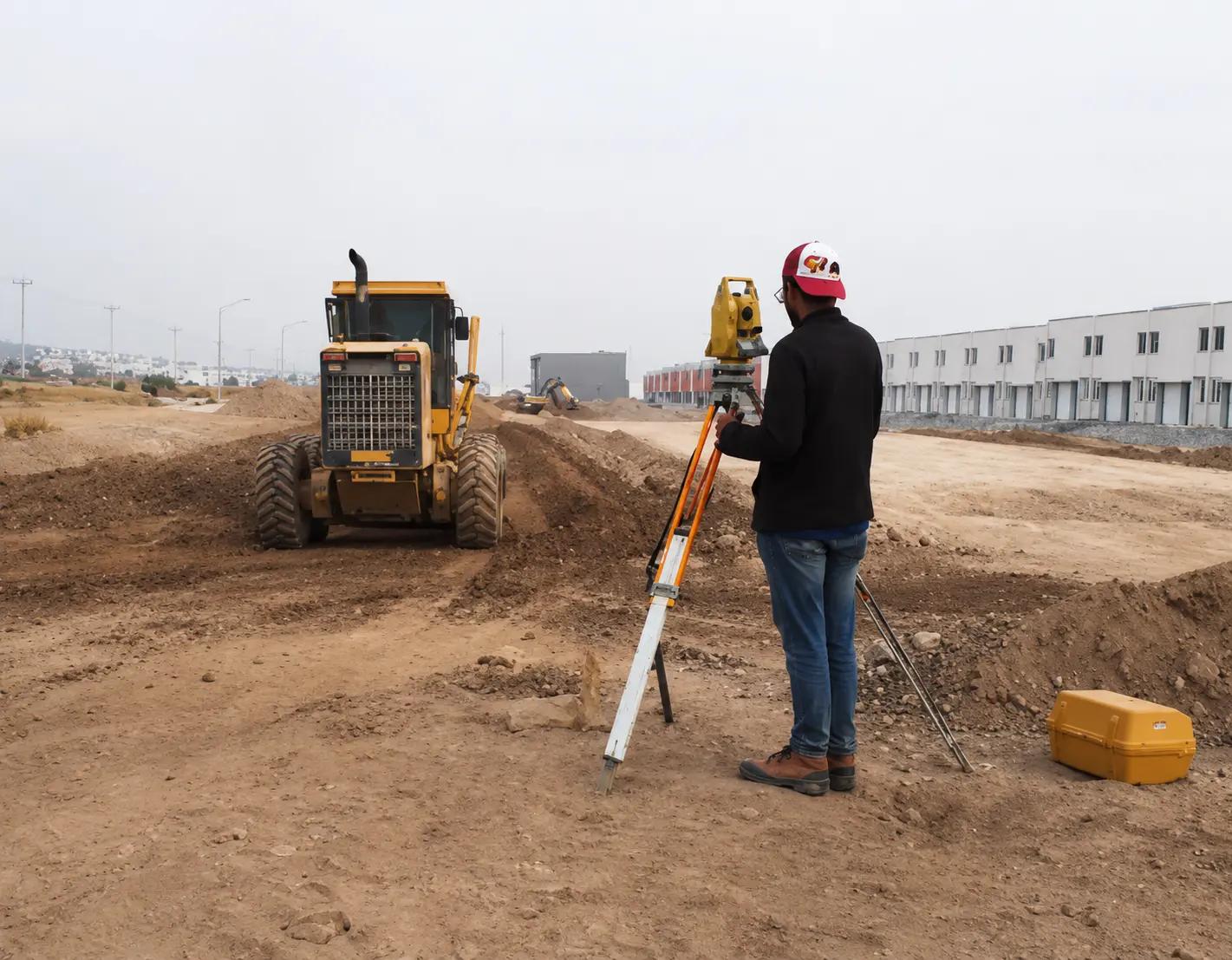 Trabajos de obra civil y topografía — PUCSA Maquinaria