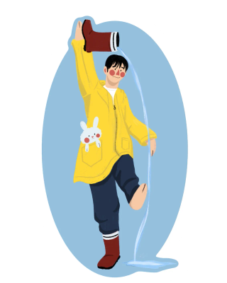 Sticker Ciré Jaune