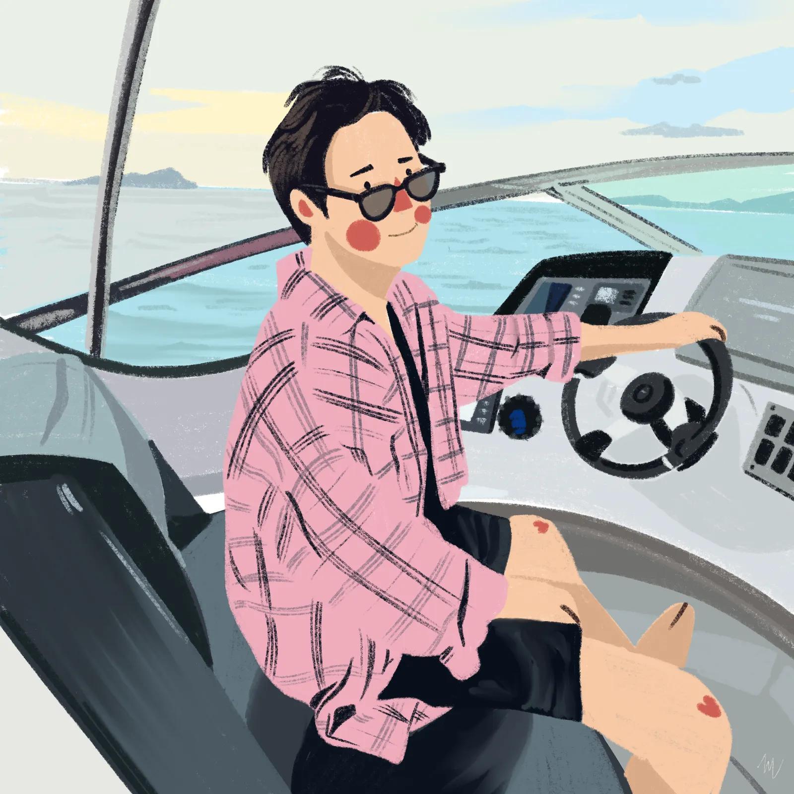 Un tour en bateau ? — 르 프티 무슈 일러스트