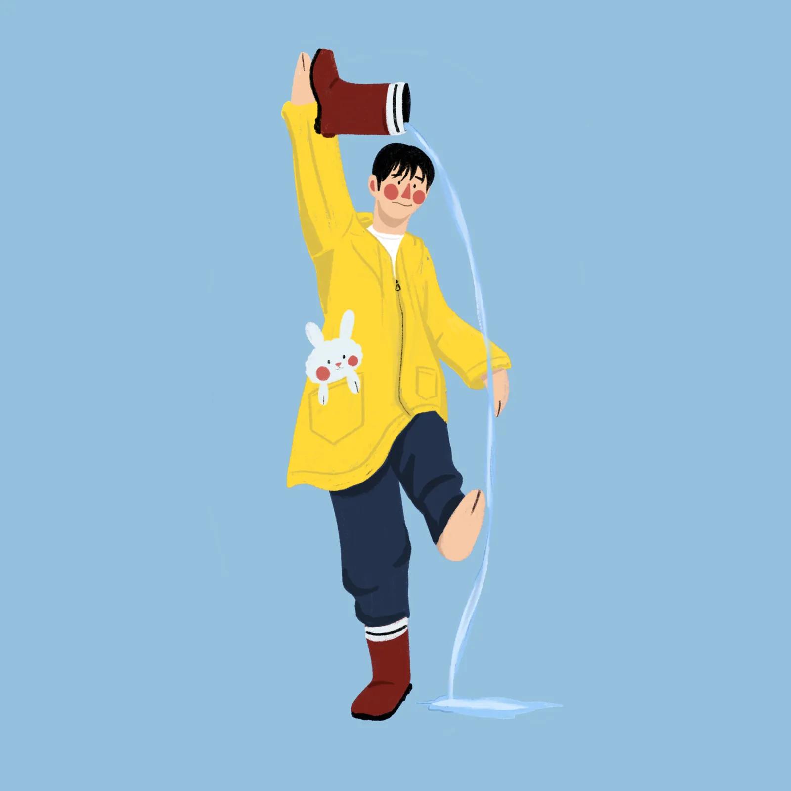 Ciré Jaune — 르 프티 무슈 일러스트
