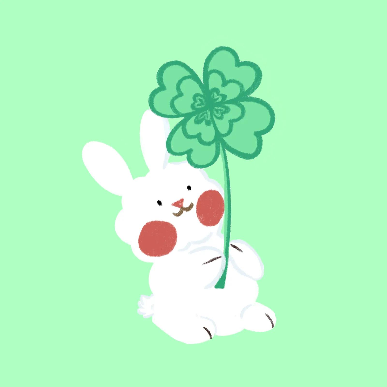 Lapin Trèfle — 르 프티 무슈 일러스트