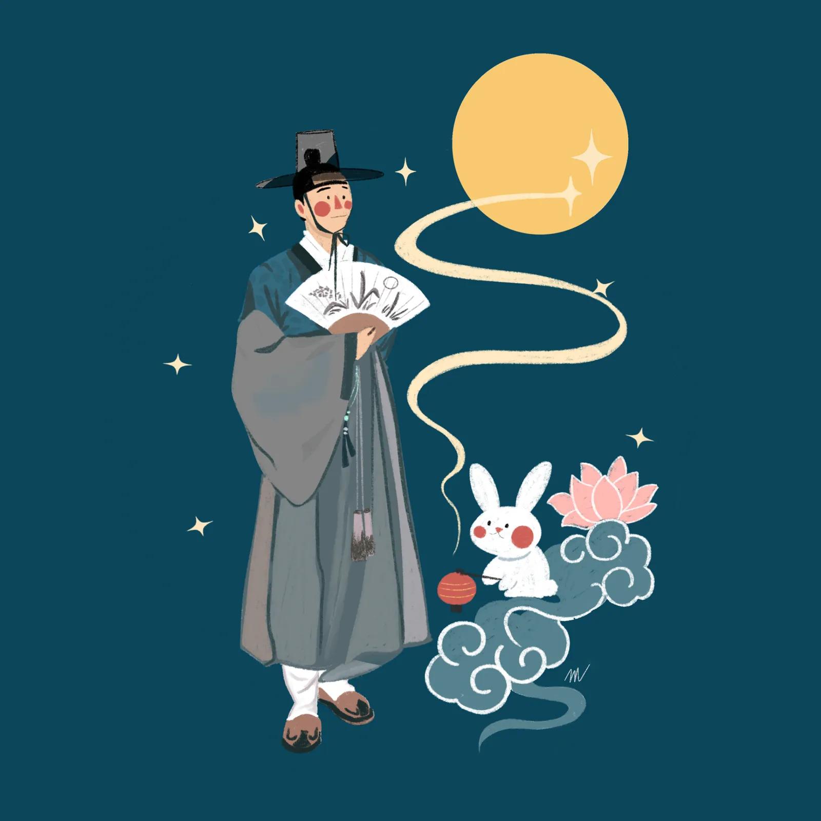 Chuseok — 르 프티 무슈 일러스트