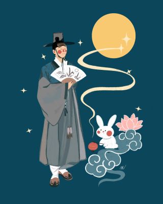 sticker chuseok