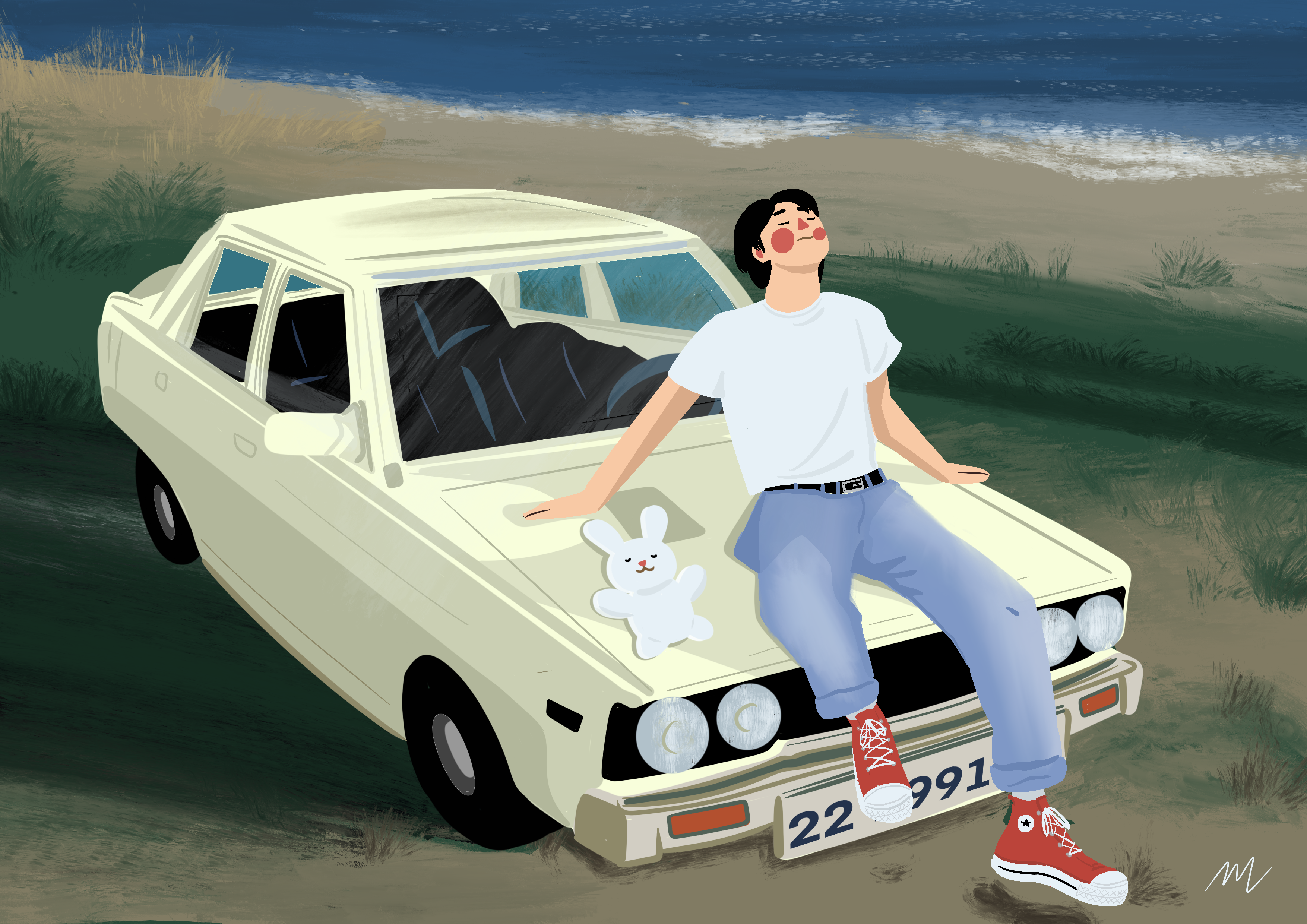 Escapade avec le vent — 르 프티 무슈 일러스트