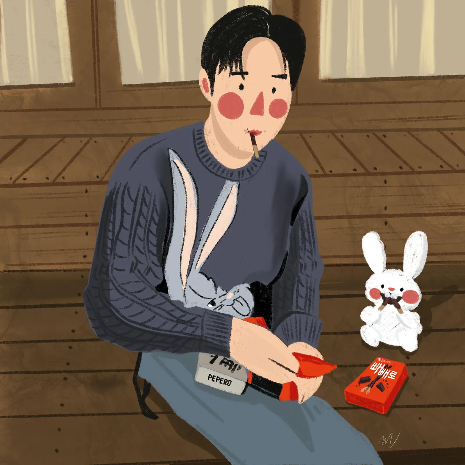 Pepero Day — 르 프티 무슈 일러스트