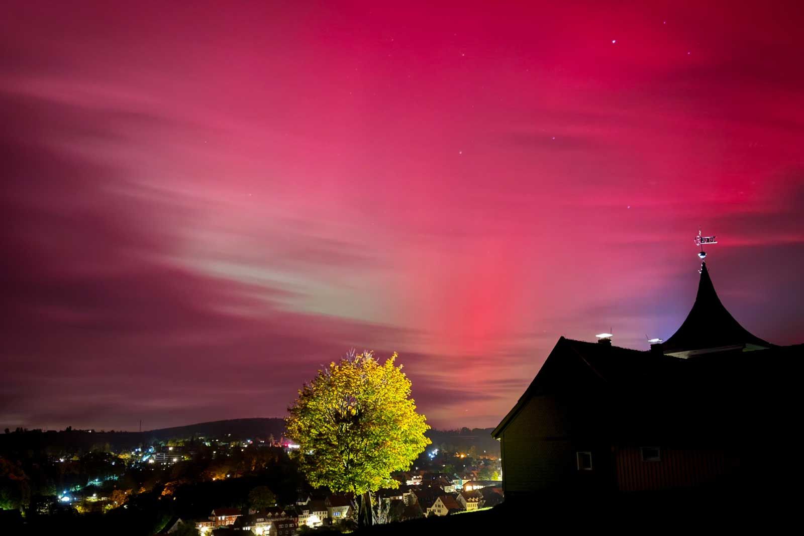 Aurora Borealis in St. Andreasberg