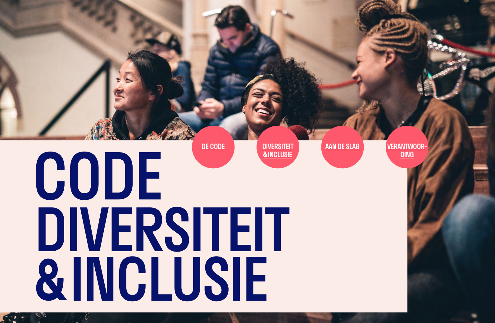 Banner van Code Diversiteit & Inclusie