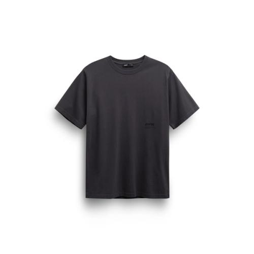 T-shirt flat-lay packshot on white — studio photography GoPackshot