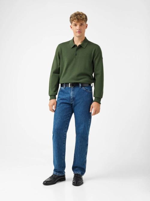 Polo on-model smart casual photography — menswear ecommerce GoPackshot