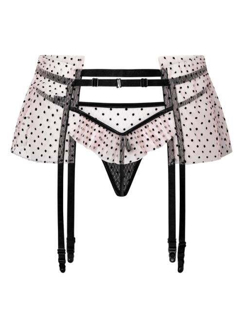 Garter belt packshot on white background — lingerie GoPackshot studio