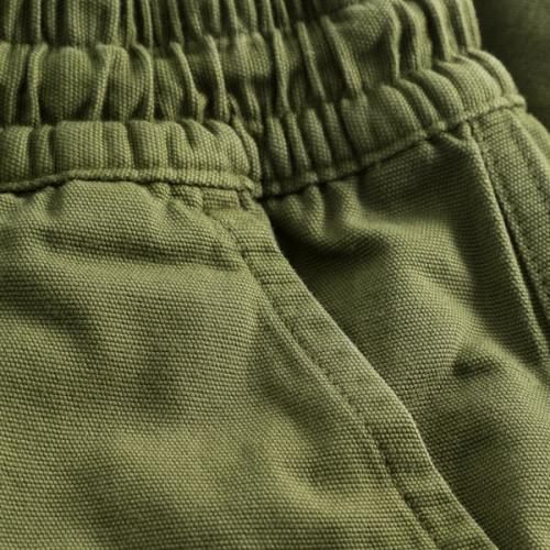 Pants waistband drawcord detail photography — menswear GoPackshot