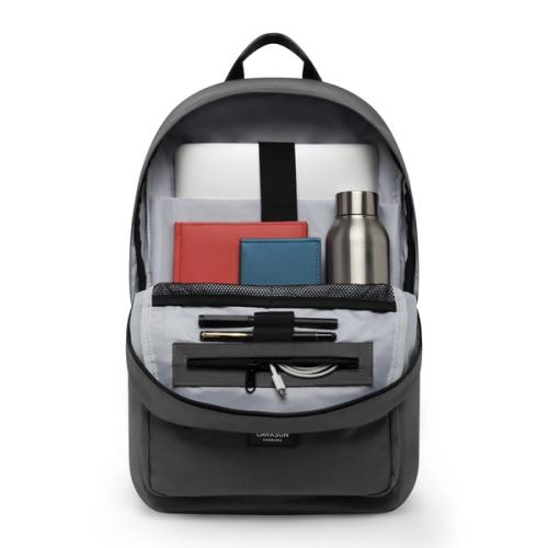 Backpack open interior compartments — ecommerce detail GoPackshot