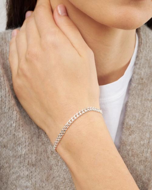 Bracelet on-model wrist shot in lifestyle setting — jewellery photography GoPackshot