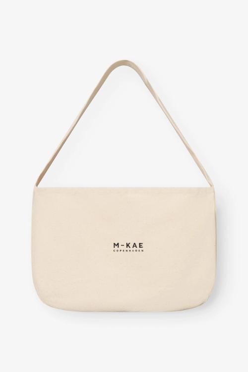 Shoulder bag minimalist packshot on gray background — GoPackshot