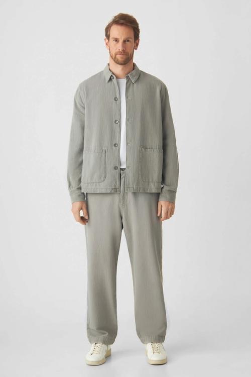 Jacket on-model full-body utility set — menswear ecommerce GoPackshot