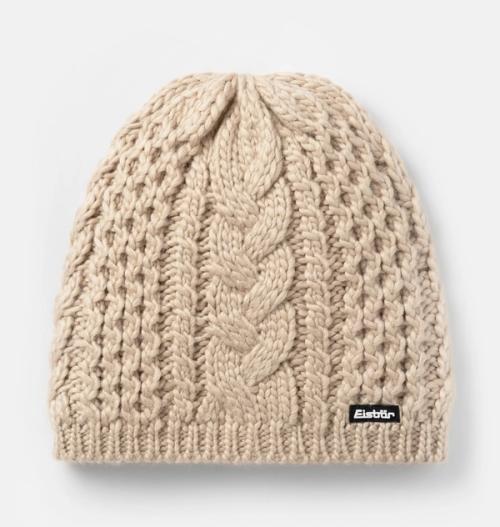 Beanie top-down flat lay packshot for accessories ecommerce