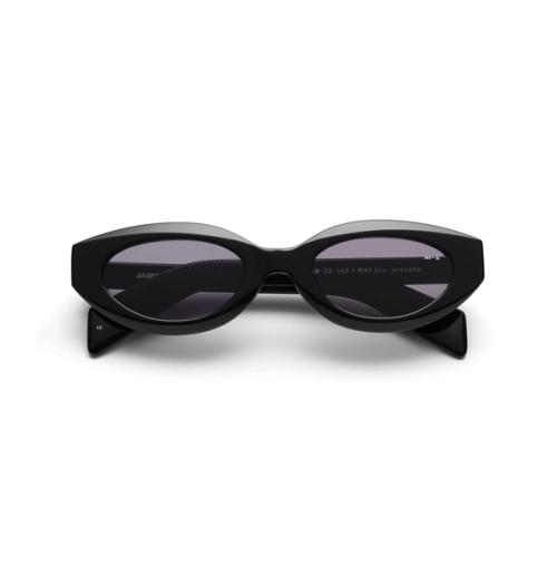 Sunglasses oval geometric frame front packshot — eyewear photography GoPackshot