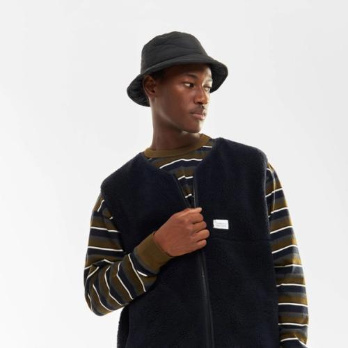 Vest on-model layered outfit photography — menswear ecommerce GoPackshot