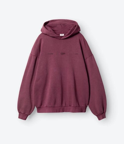 Hoodie flat-lay packshot on light background — ecommerce GoPackshot