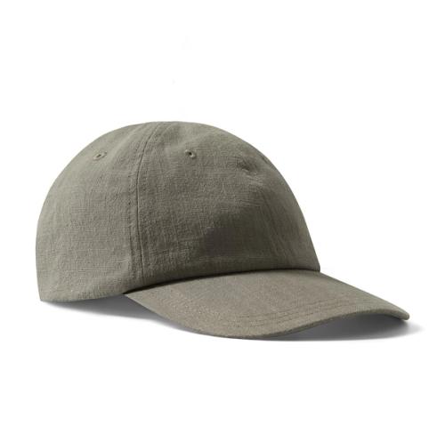 Cap minimal side view packshot on white for ecommerce