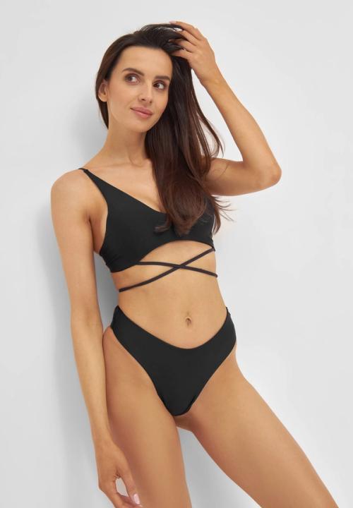 Bikini set on-model studio photography — swimwear ecommerce GoPackshot