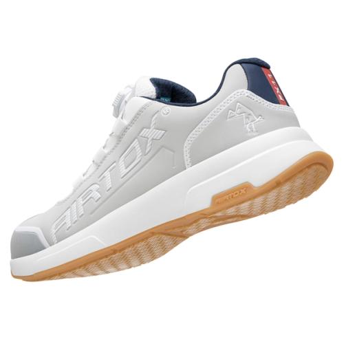 Safety sneaker three-quarter angle packshot on white — GoPackshot studio