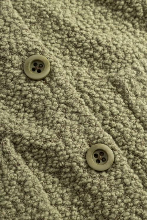 Jacket fleece fabric texture macro photography — menswear GoPackshot