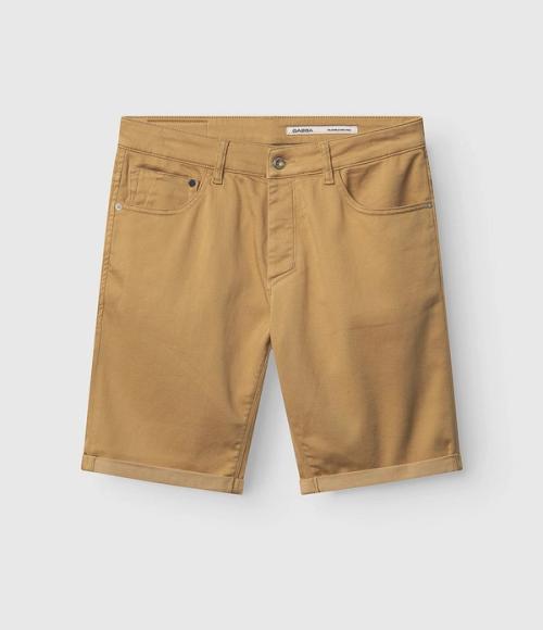 Shorts flat-lay packshot on light background — ecommerce GoPackshot