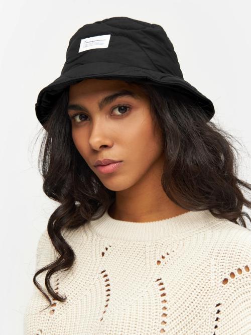 Hat on-model female portrait for accessories ecommerce