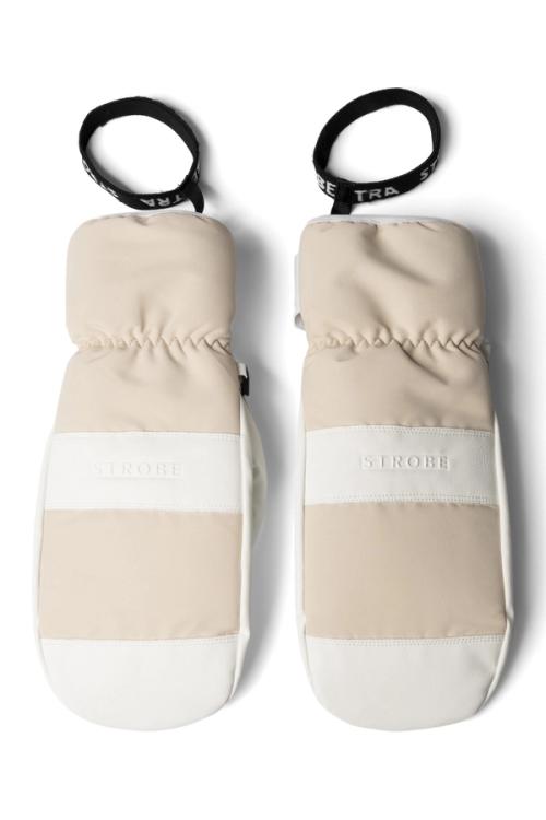 Gloves flat lay pair photography on white for ecommerce