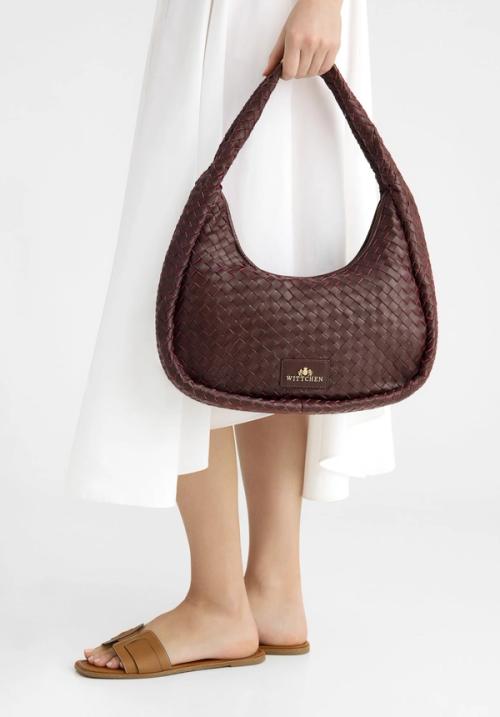 Hobo bag on-model with dress styling — ecommerce GoPackshot studio