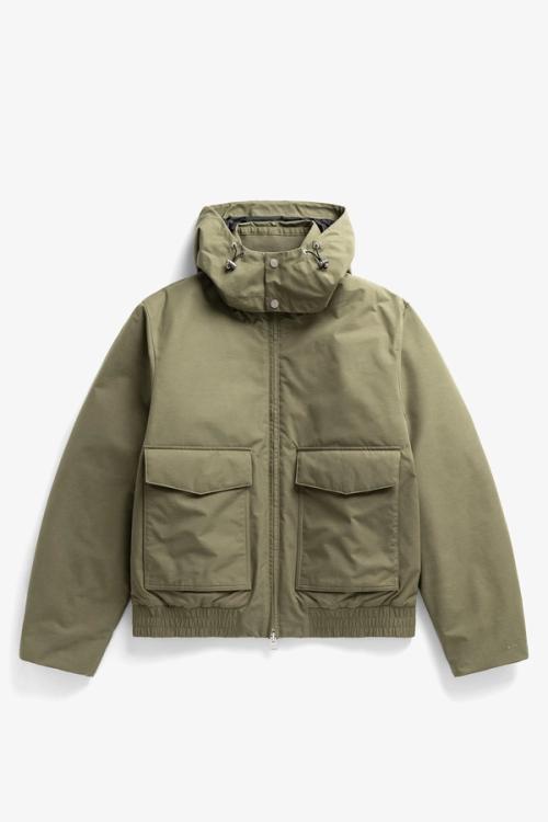 Jacket flat-lay packshot on white background — ecommerce GoPackshot