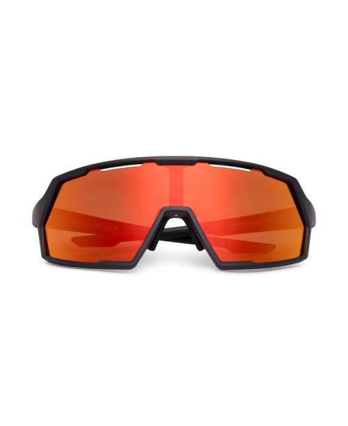 Sunglasses sport shield front-view packshot — eyewear ecommerce photography GoPackshot