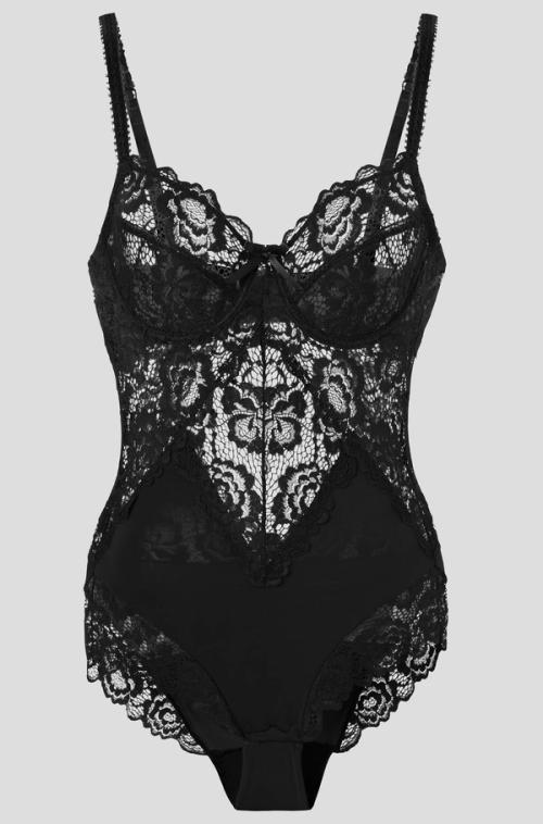 Bodysuit packshot on gray background — lingerie photography GoPackshot