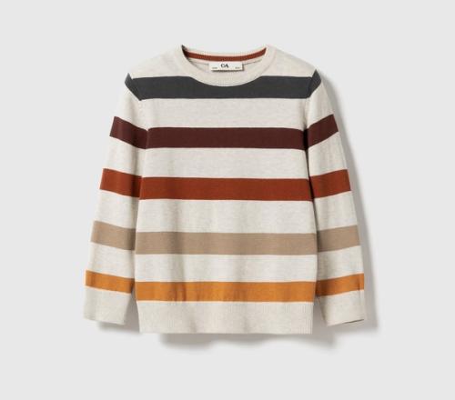 Kids sweater packshot on white background — childrenswear ecommerce GoPackshot